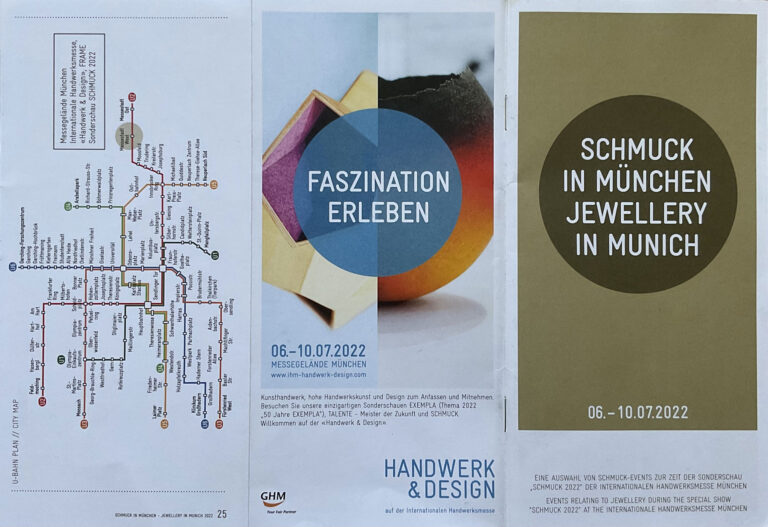 FALeSiA - Aktuelle Projekte und Tätigkeiten Munich Jewellery Week Programm