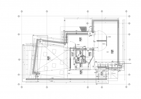 Ausführungsplan des Museums Ugo Carà in Muggia Triest Italien EG - Beratungs- und Planungsleistungen in Architektur