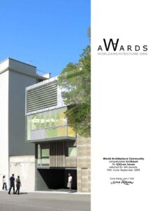 Urkunde des AW Awards 2009 das Projekt